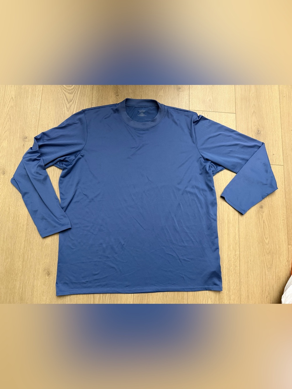 Patagonia Men's Blue Long-Sleeve Performance Shirt capilene size XL
